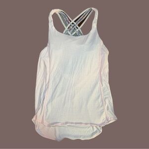 Lululemon Striped Racerback Tank Top Sz 6